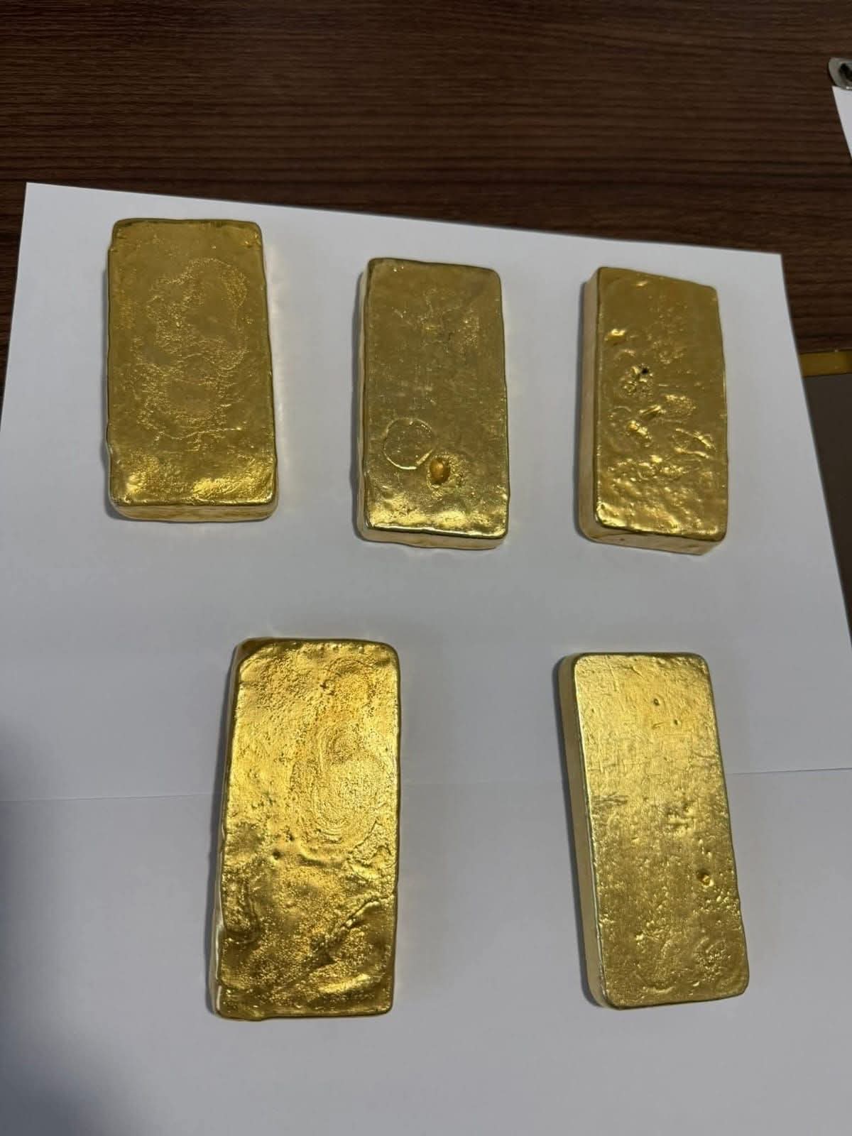 Silver bars from Tanzania